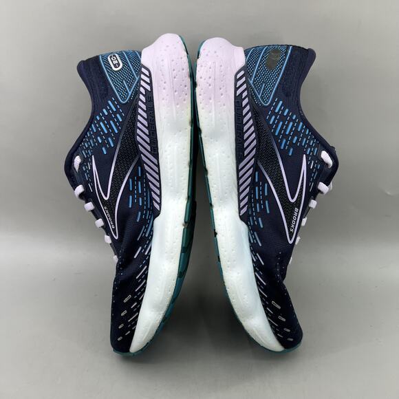 Brooks Glycerin GTS 20 Running Shoes Women Size 8 B Blue Comfort Low Sneakers - Picture 6 of 10
